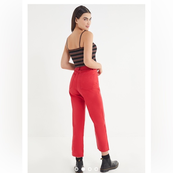 DL1961 Jerry High Rise Vintage Straight Jeans in Outlaw Red size 28 - Picture 11 of 11